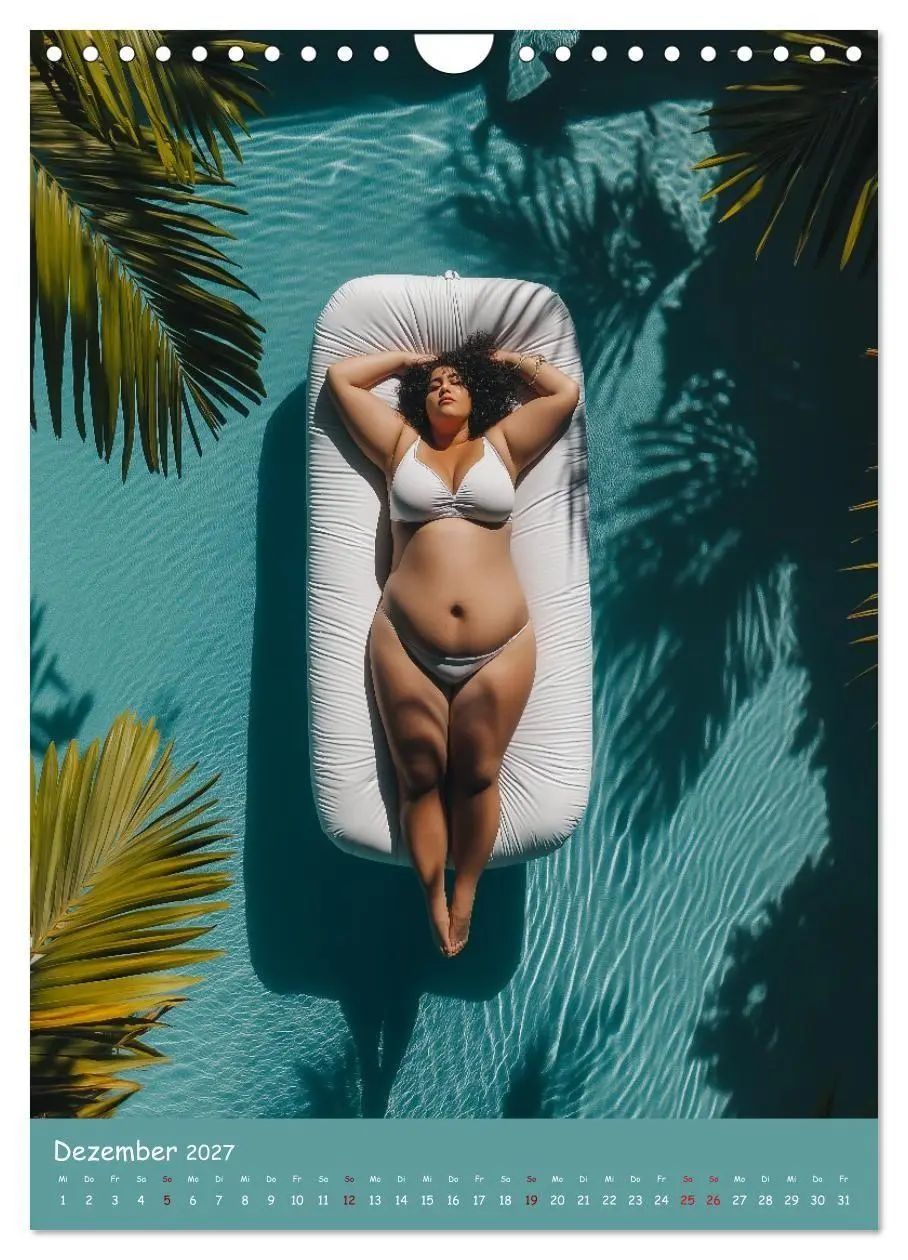 Bild: 9783569031241 | Curvy Pin-up Girls - Verführerische Rundungen am Pool (Wandkalender...