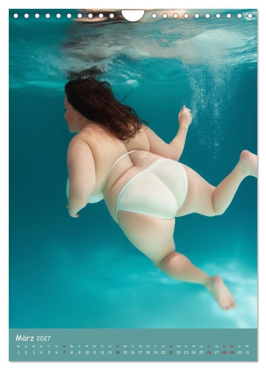 Bild: 9783569031241 | Curvy Pin-up Girls - Verführerische Rundungen am Pool (Wandkalender...