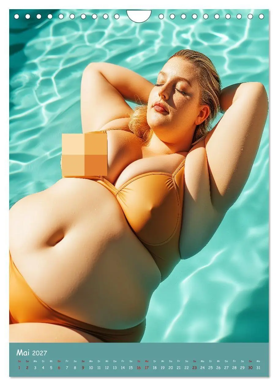 Bild: 9783569031241 | Curvy Pin-up Girls - Verführerische Rundungen am Pool (Wandkalender...