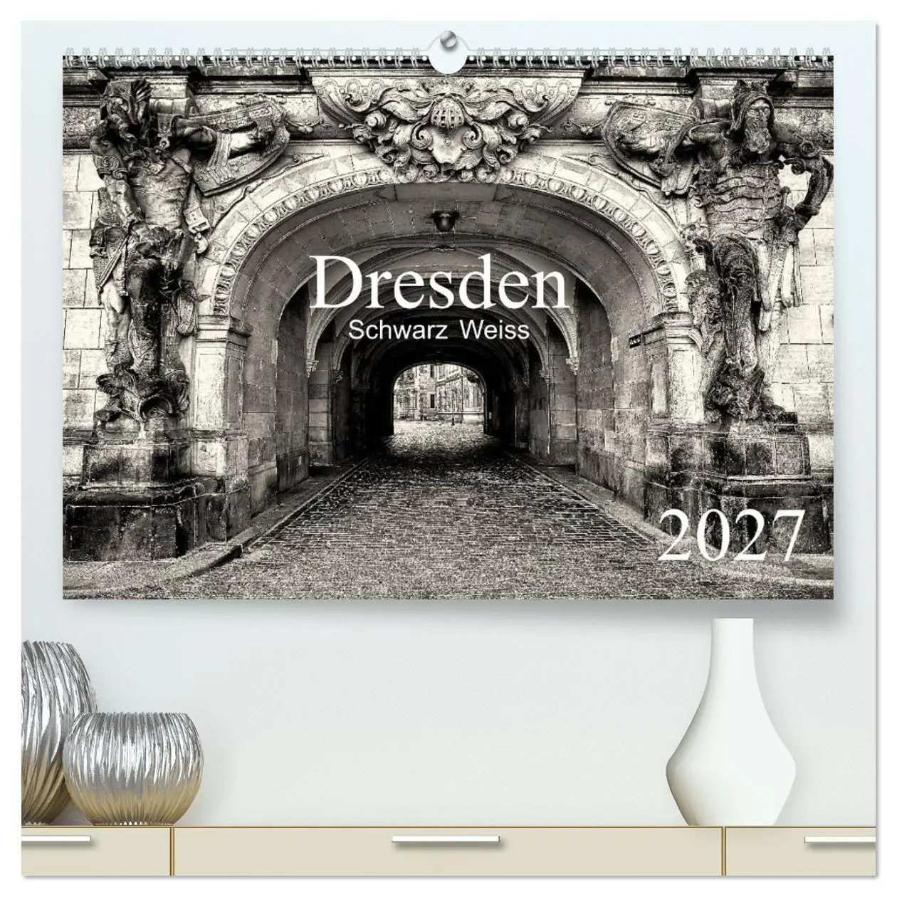 Cover: 9783594161241 | Dresden Schwarz Weiss 2027 (hochwertiger Premium Wandkalender 2027...