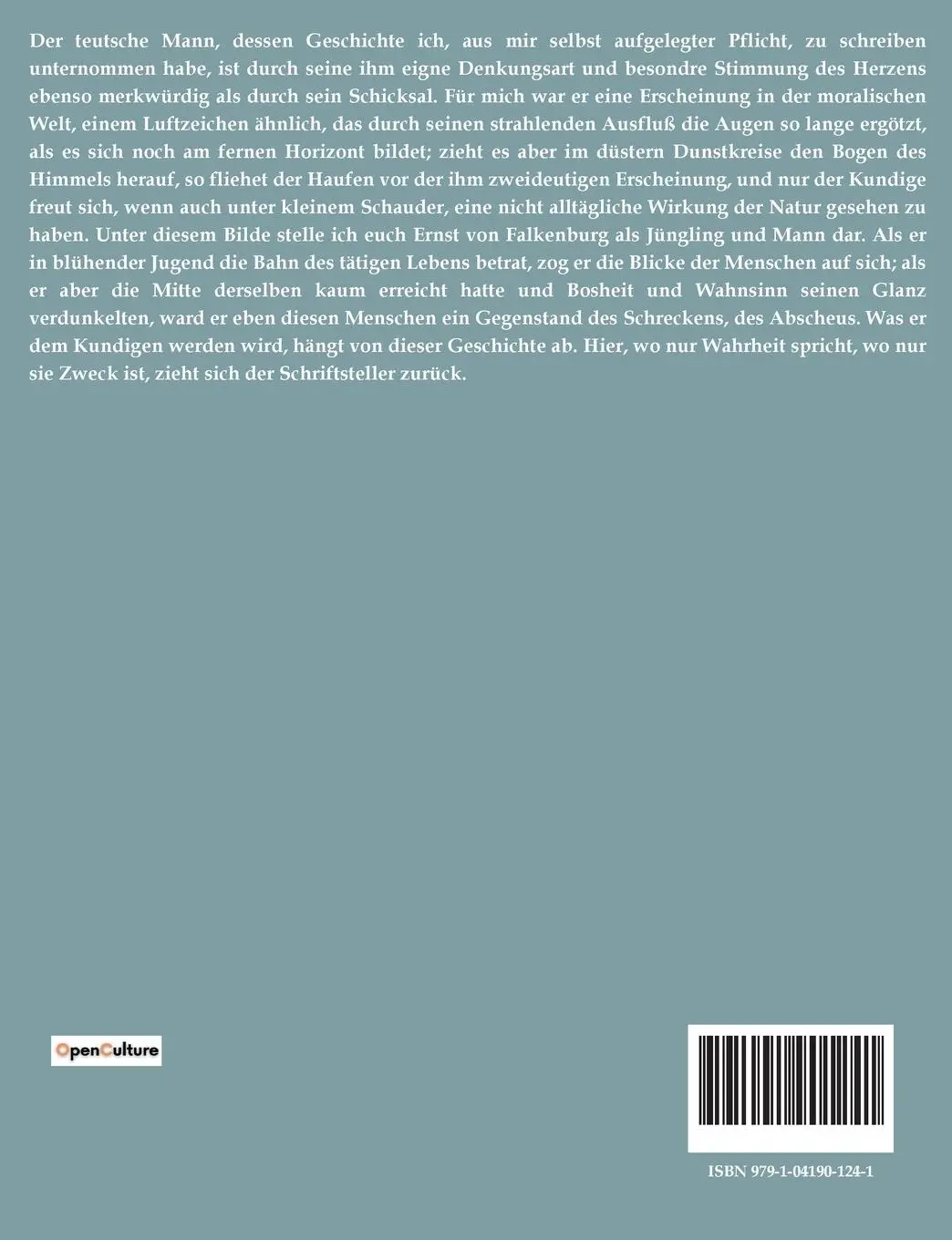 Rückseite: 9791041901241 | Geschichte eines Teutschen der neusten Zeit | Klinger | Taschenbuch