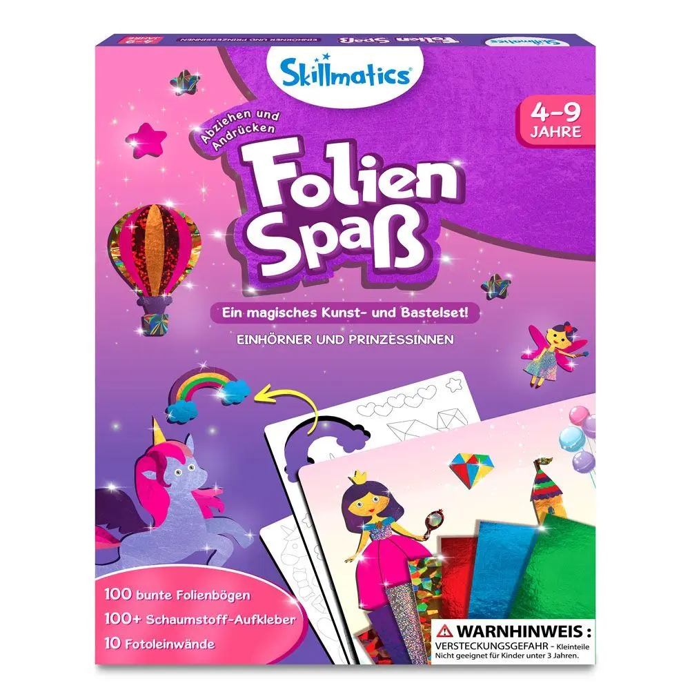 Cover: 4018928781341 | Folienspaß - Einhörner und Prinzessinnen | Kit (Bastelset) | Karton