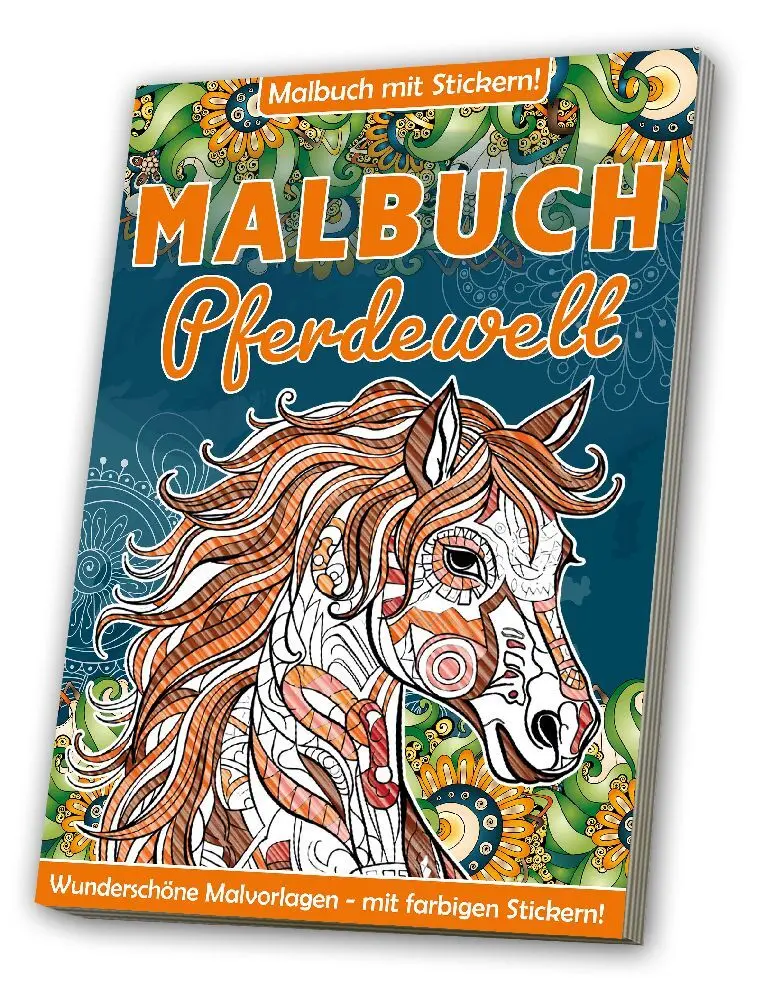 Cover: 4019393991341 | Malbuch: Erwachsene - Pferde | media Verlagsgesellschaft mbH | Deutsch
