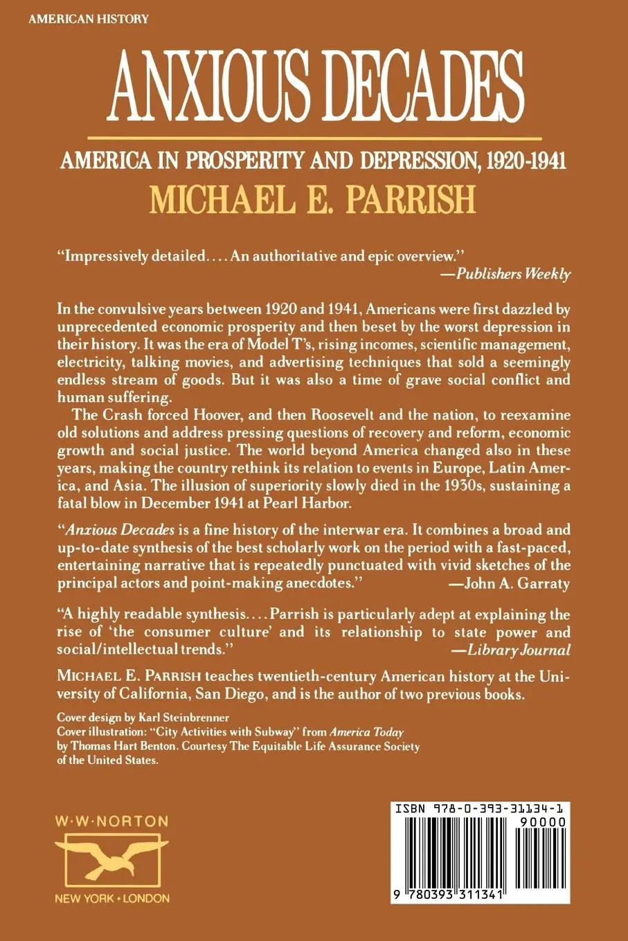Rückseite: 9780393311341 | Anxious Decades | America in Prosperity and Depression 1920-1941