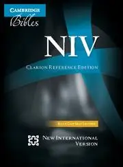 Cover: 9781316601341 | NIV Clarion Reference Bible, Black Calf Split Leather, NI484:X | Buch