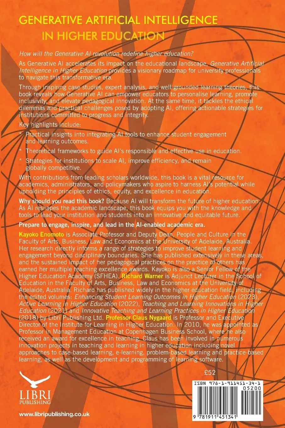Rückseite: 9781911451341 | Generative Artificial Intelligence in Higher Education | Taschenbuch
