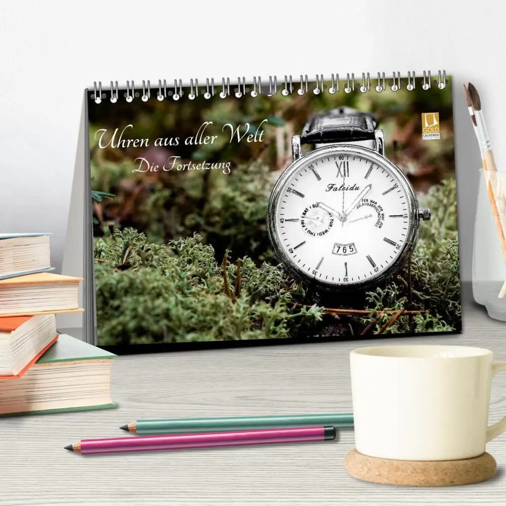 Bild: 9783435371341 | Uhren aus aller Welt - Die Fortsetzung (Tischkalender 2025 DIN A5...