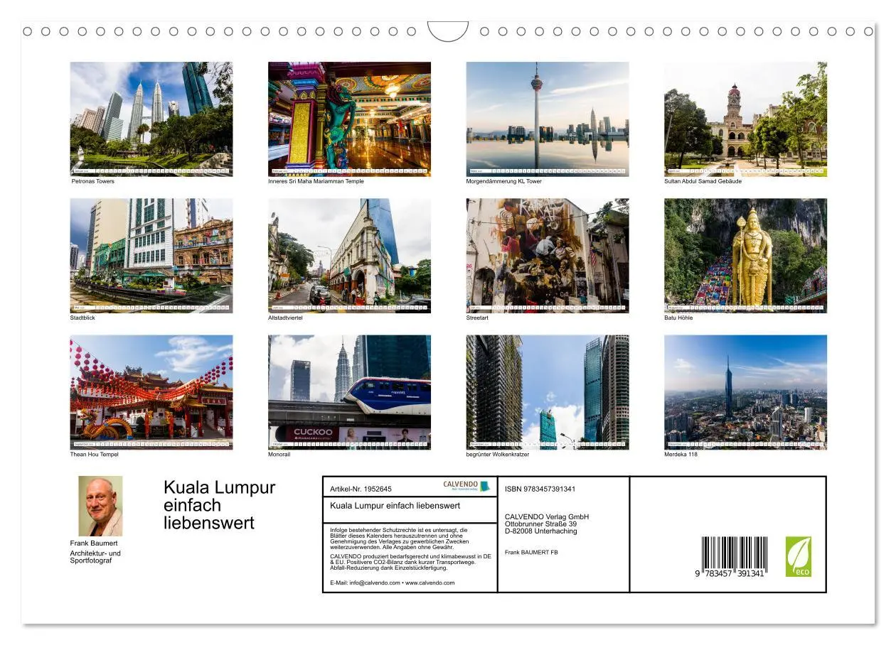 Bild: 9783457391341 | Kuala Lumpur einfach liebenswert (Wandkalender 2026 DIN A3 quer),...