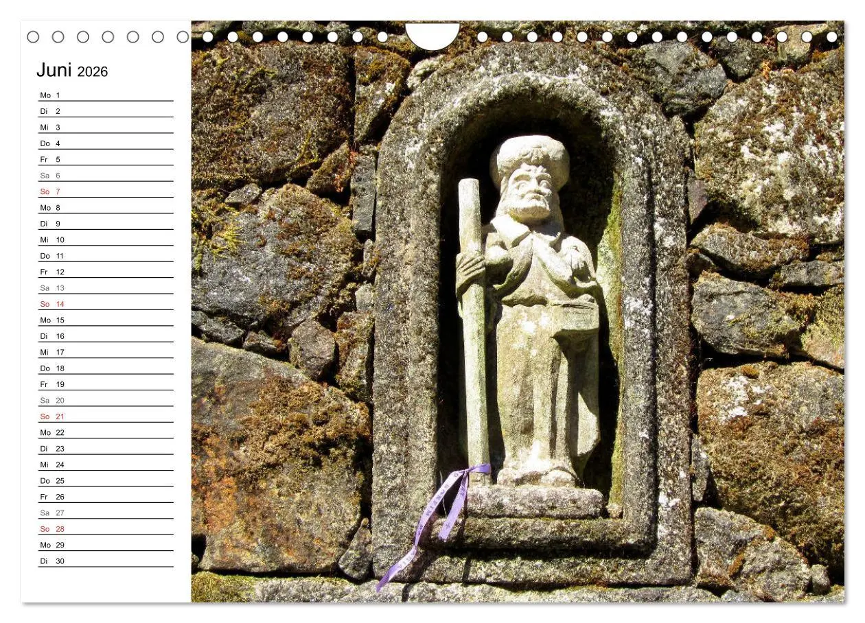 Bild: 9783457841341 | Jakobsweg - Camino Portugues Central (Wandkalender 2026 DIN A4...
