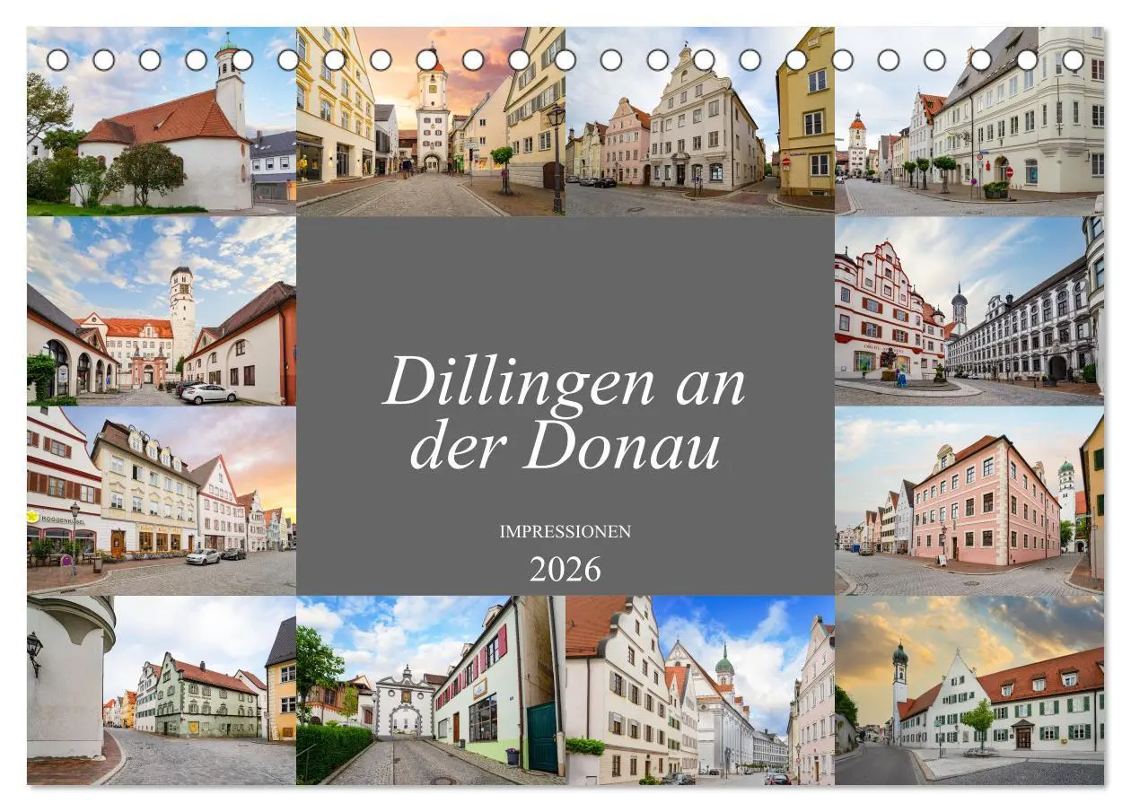 Cover: 9783457911341 | Dillingen an der Donau Impressionen (Tischkalender 2026 DIN A5...