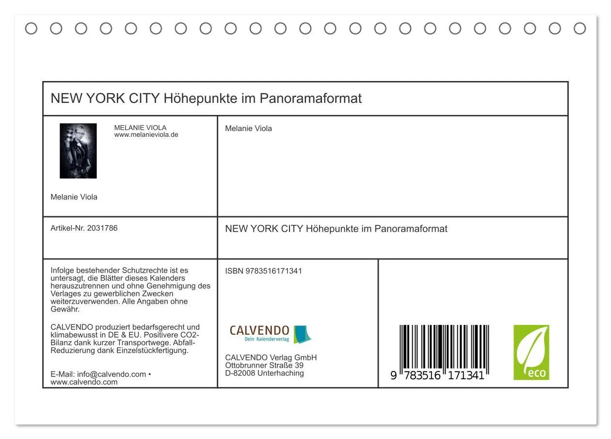 Bild: 9783516171341 | NEW YORK CITY Höhepunkte im Panoramaformat (Tischkalender 2026 DIN...