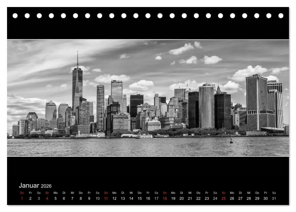 Bild: 9783516171341 | NEW YORK CITY Höhepunkte im Panoramaformat (Tischkalender 2026 DIN...
