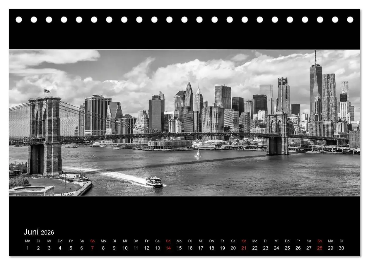 Bild: 9783516171341 | NEW YORK CITY Höhepunkte im Panoramaformat (Tischkalender 2026 DIN...
