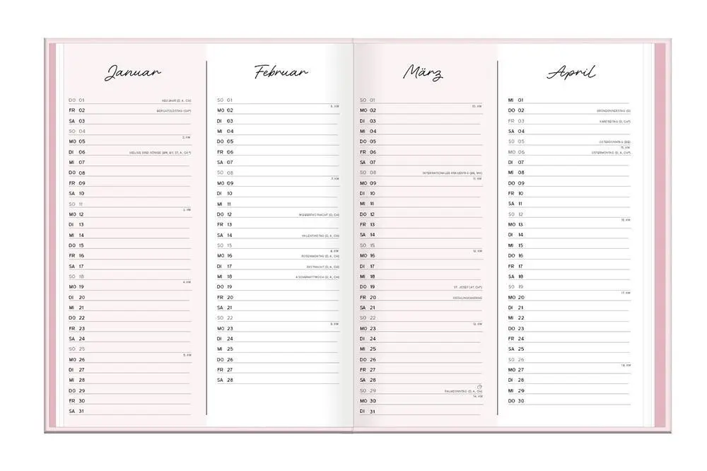 Bild: 9783986361341 | Lady-Terminplaner 2026 Mein Happiness-Planer | Terminplaner Softcover
