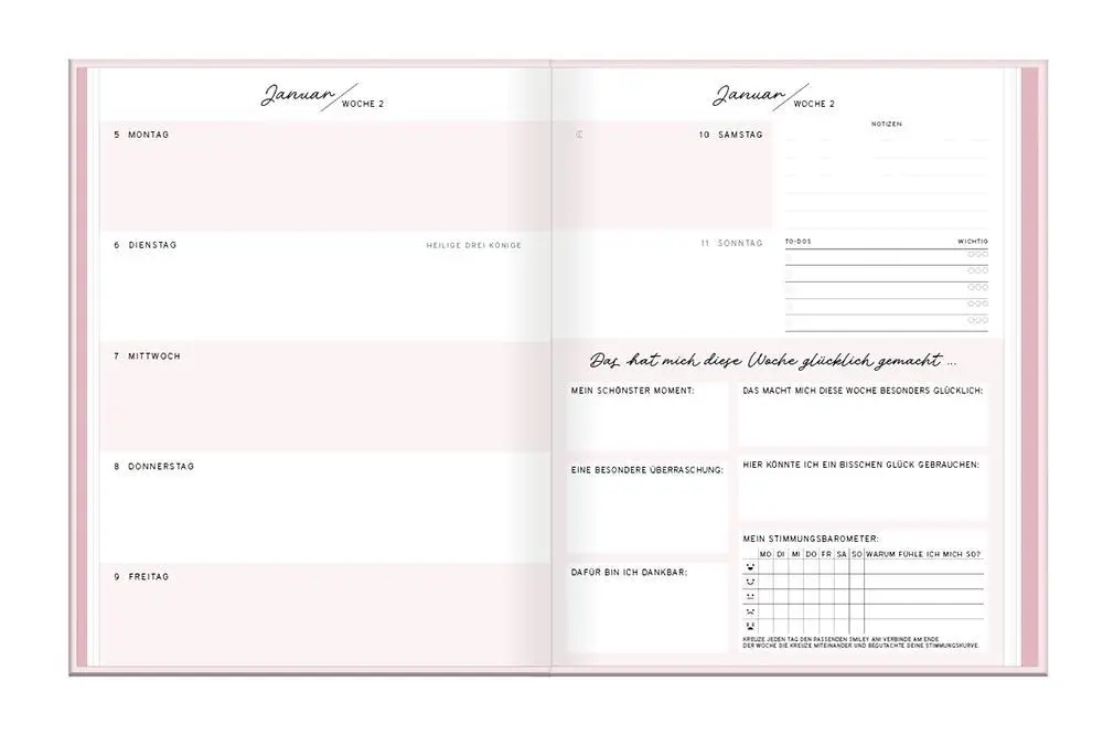 Bild: 9783986361341 | Lady-Terminplaner 2026 Mein Happiness-Planer | Terminplaner Softcover