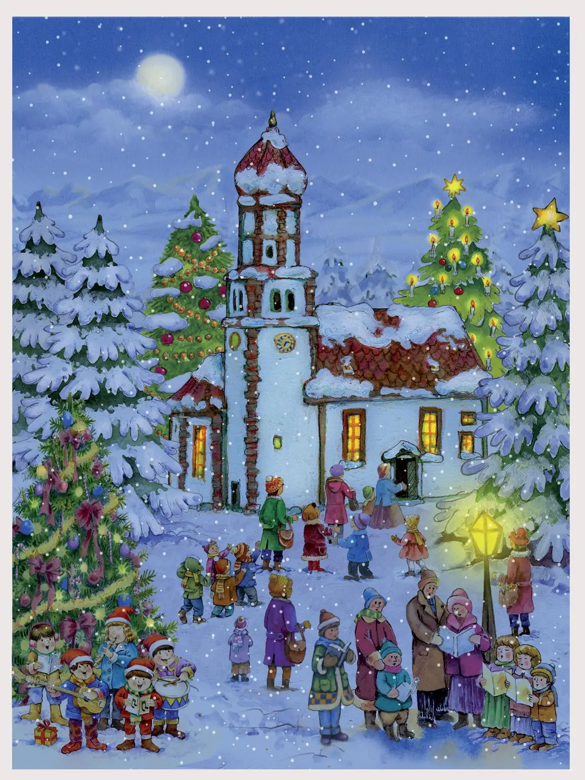 Cover: 4025985701441 | Adventskalender "Weihnachtskapelle" | Papier Adventskalender | Piotre