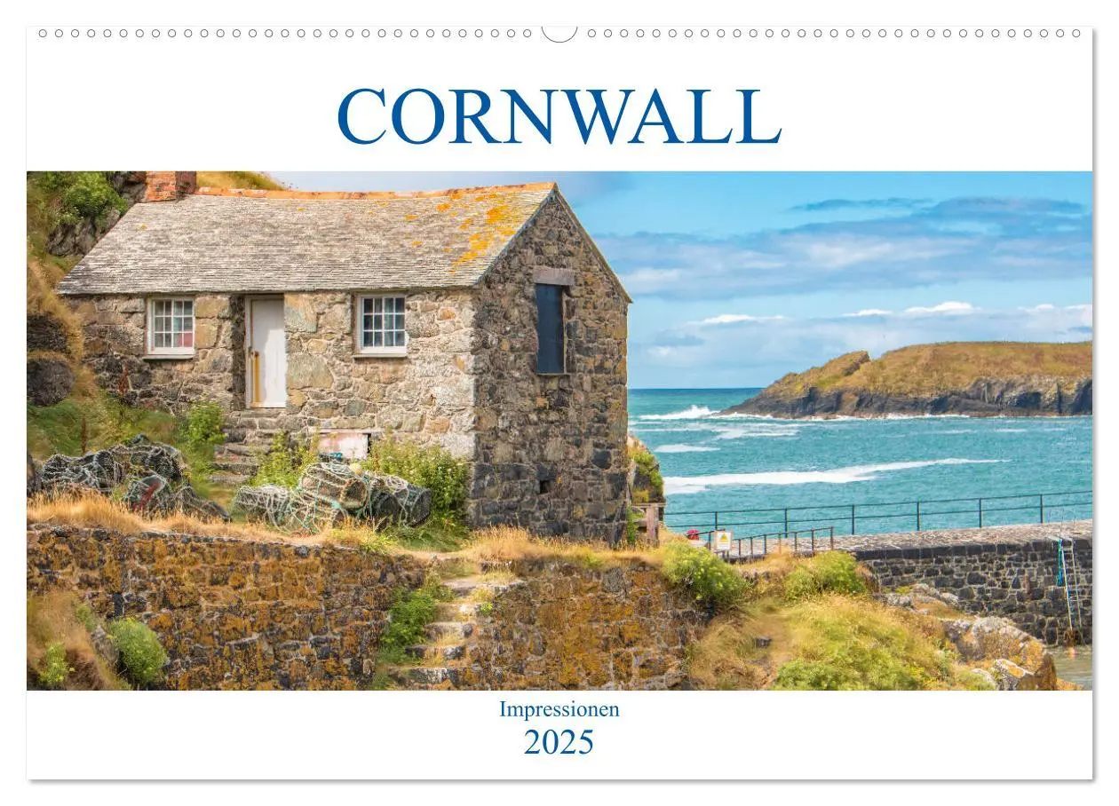 Cover: 9783435291441 | Cornwall Impressionen (Wandkalender 2025 DIN A2 quer), CALVENDO...