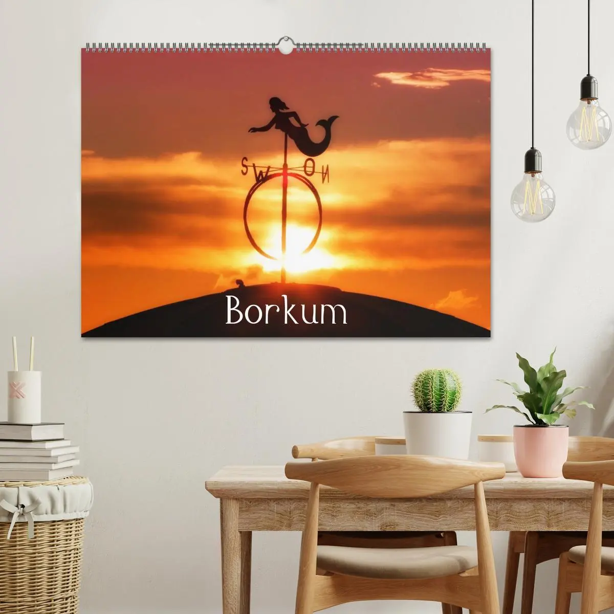 Bild: 9783516161441 | Borkum (Wandkalender 2026 DIN A2 quer), CALVENDO Monatskalender | 2026