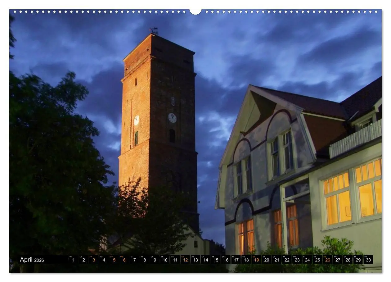 Bild: 9783516161441 | Borkum (Wandkalender 2026 DIN A2 quer), CALVENDO Monatskalender | 2026