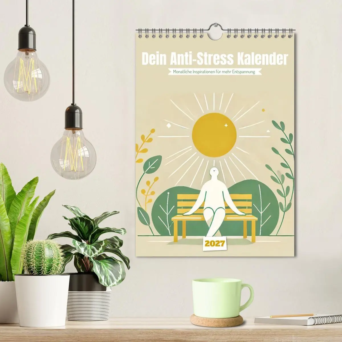 Bild: 9783516781441 | Dein Anti-Stress Kalender - Monatliche Inspirationen für mehr...