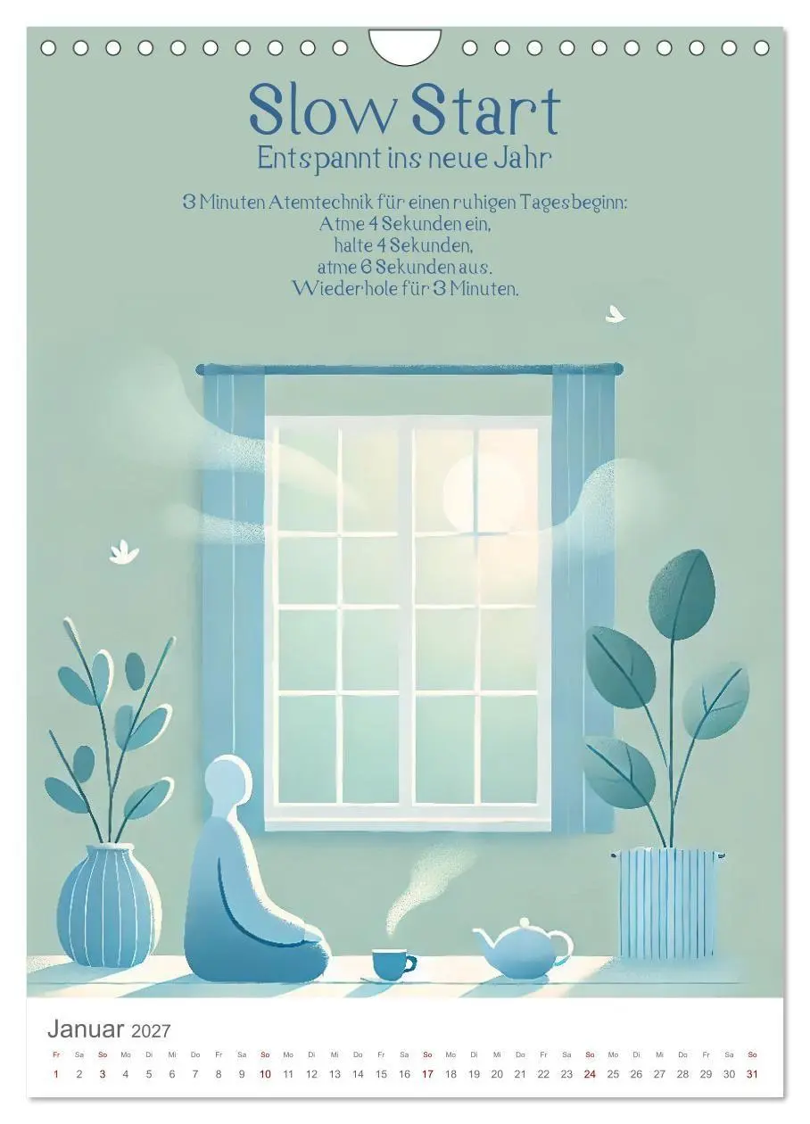 Bild: 9783516781441 | Dein Anti-Stress Kalender - Monatliche Inspirationen für mehr...
