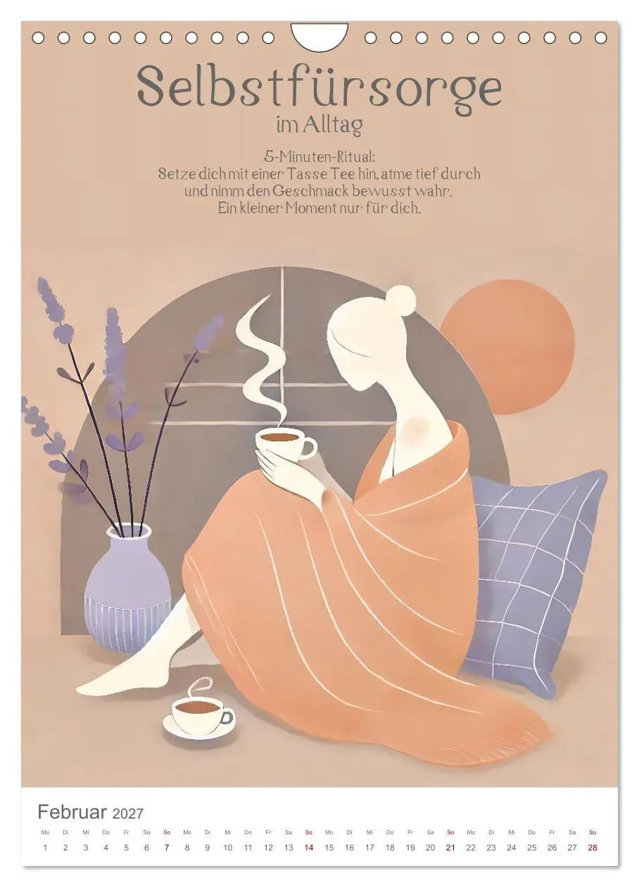 Bild: 9783516781441 | Dein Anti-Stress Kalender - Monatliche Inspirationen für mehr...