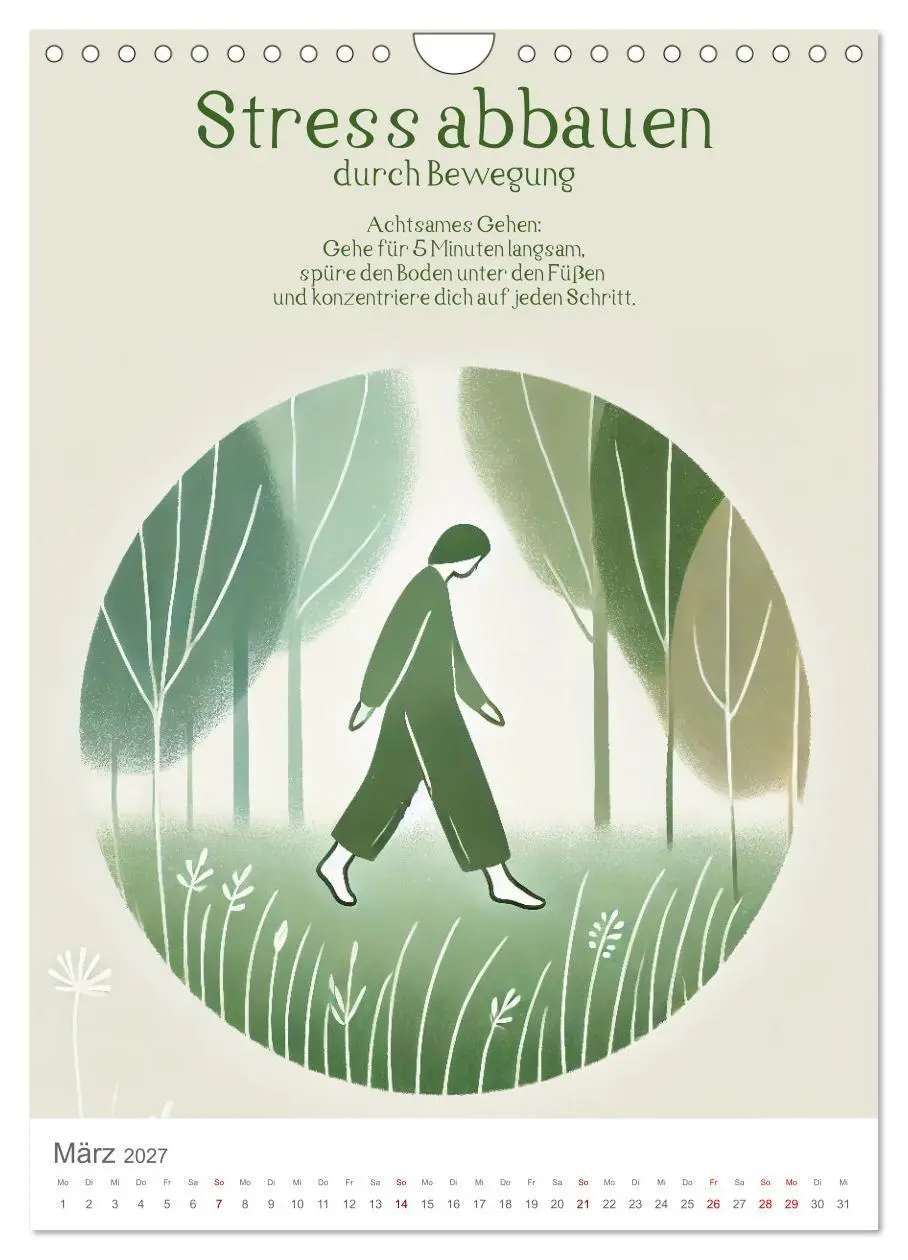 Bild: 9783516781441 | Dein Anti-Stress Kalender - Monatliche Inspirationen für mehr...
