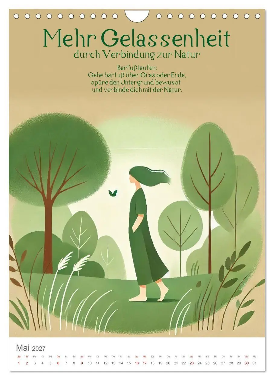 Bild: 9783516781441 | Dein Anti-Stress Kalender - Monatliche Inspirationen für mehr...