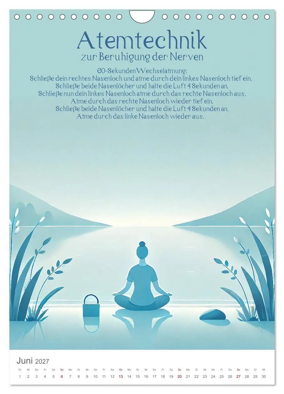 Bild: 9783516781441 | Dein Anti-Stress Kalender - Monatliche Inspirationen für mehr...