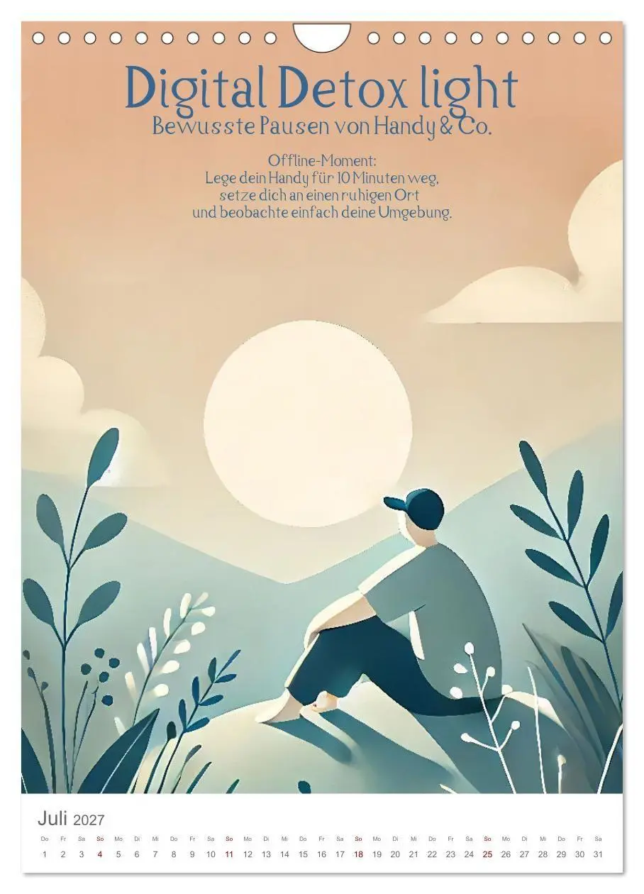 Bild: 9783516781441 | Dein Anti-Stress Kalender - Monatliche Inspirationen für mehr...