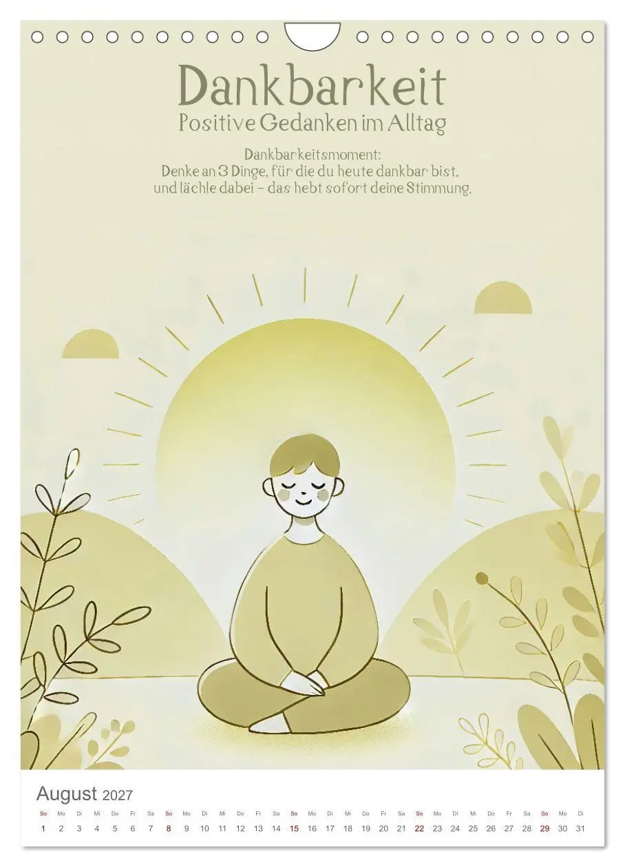 Bild: 9783516781441 | Dein Anti-Stress Kalender - Monatliche Inspirationen für mehr...