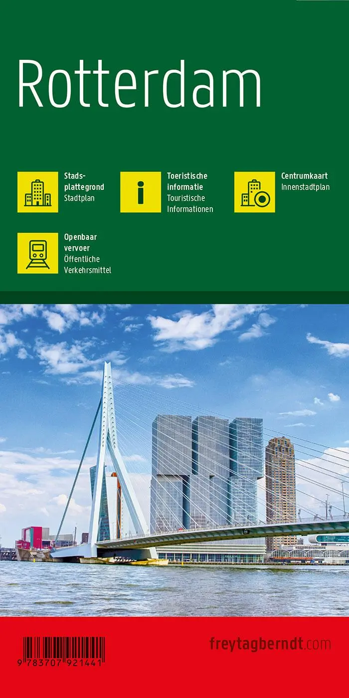 Rückseite: 9783707921441 | Rotterdam, Stadtplan 1:20.000, freytag &amp; berndt | freytag &amp; berndt
