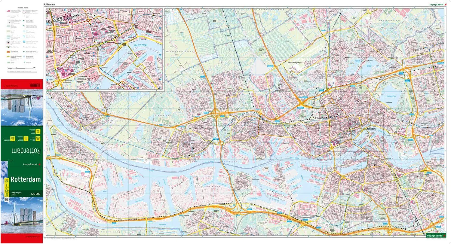 Bild: 9783707921441 | Rotterdam, Stadtplan 1:20.000, freytag &amp; berndt | freytag &amp; berndt