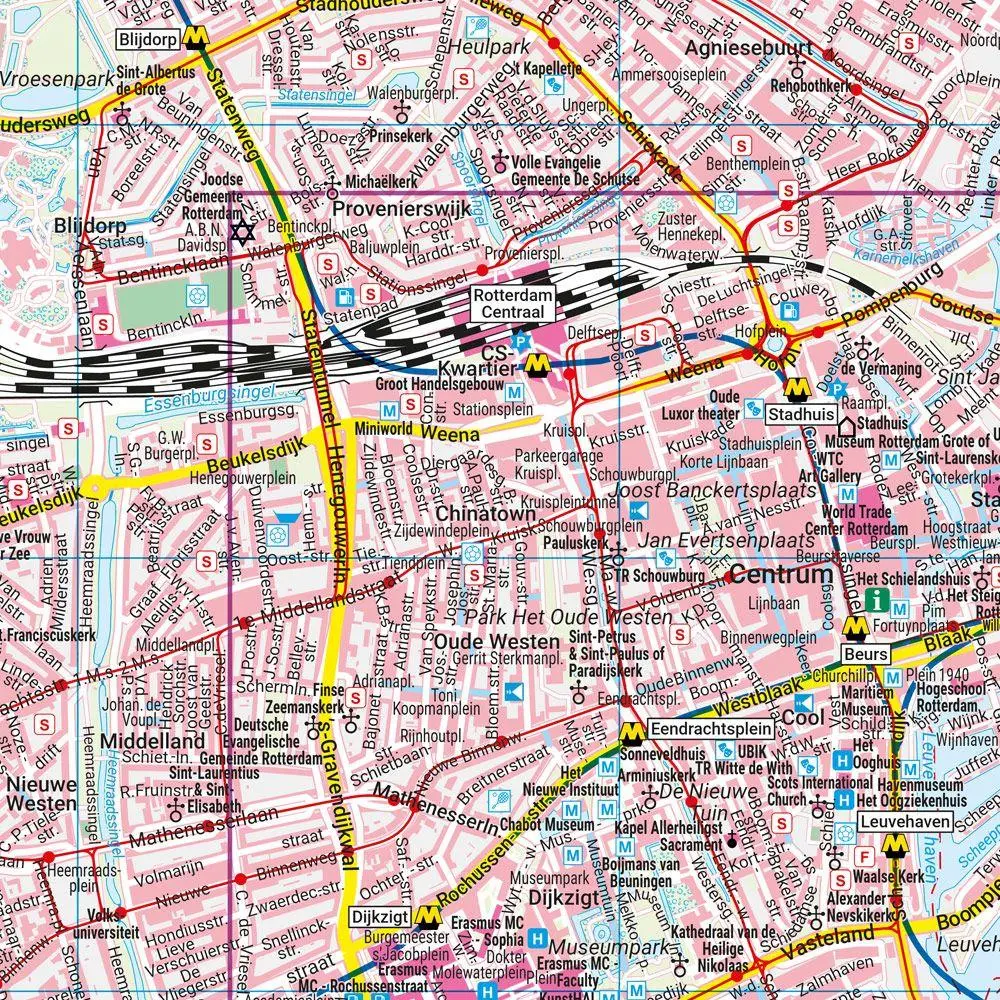 Bild: 9783707921441 | Rotterdam, Stadtplan 1:20.000, freytag &amp; berndt | freytag &amp; berndt