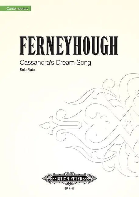 Cover: 9790577081441 | Cassandras Dream Song | Brian Ferneyhough | Taschenbuch | Partitur