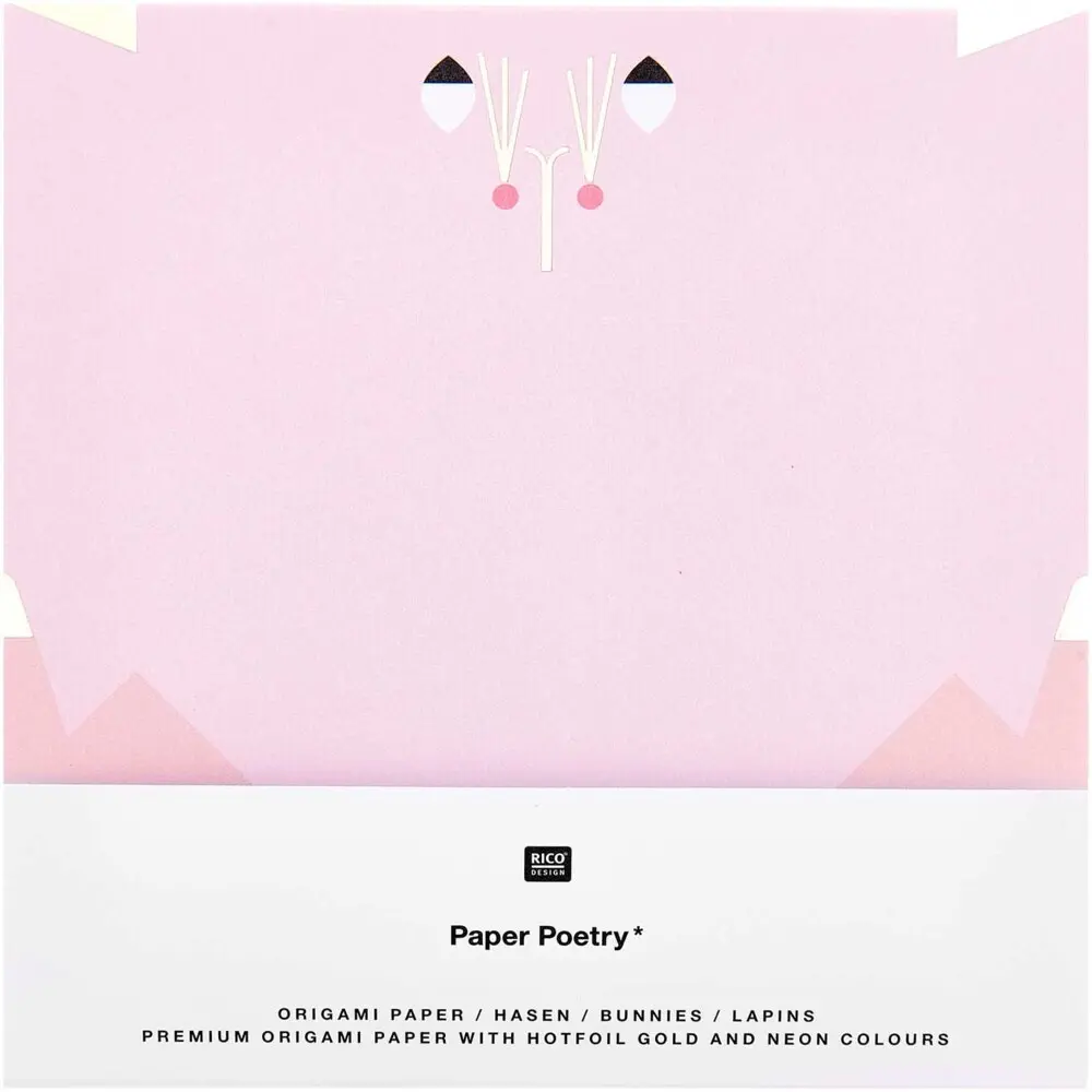 Origami Sakura Sakura, Hasen, 30 Blatt, 15 x 15 cm FSC MIX