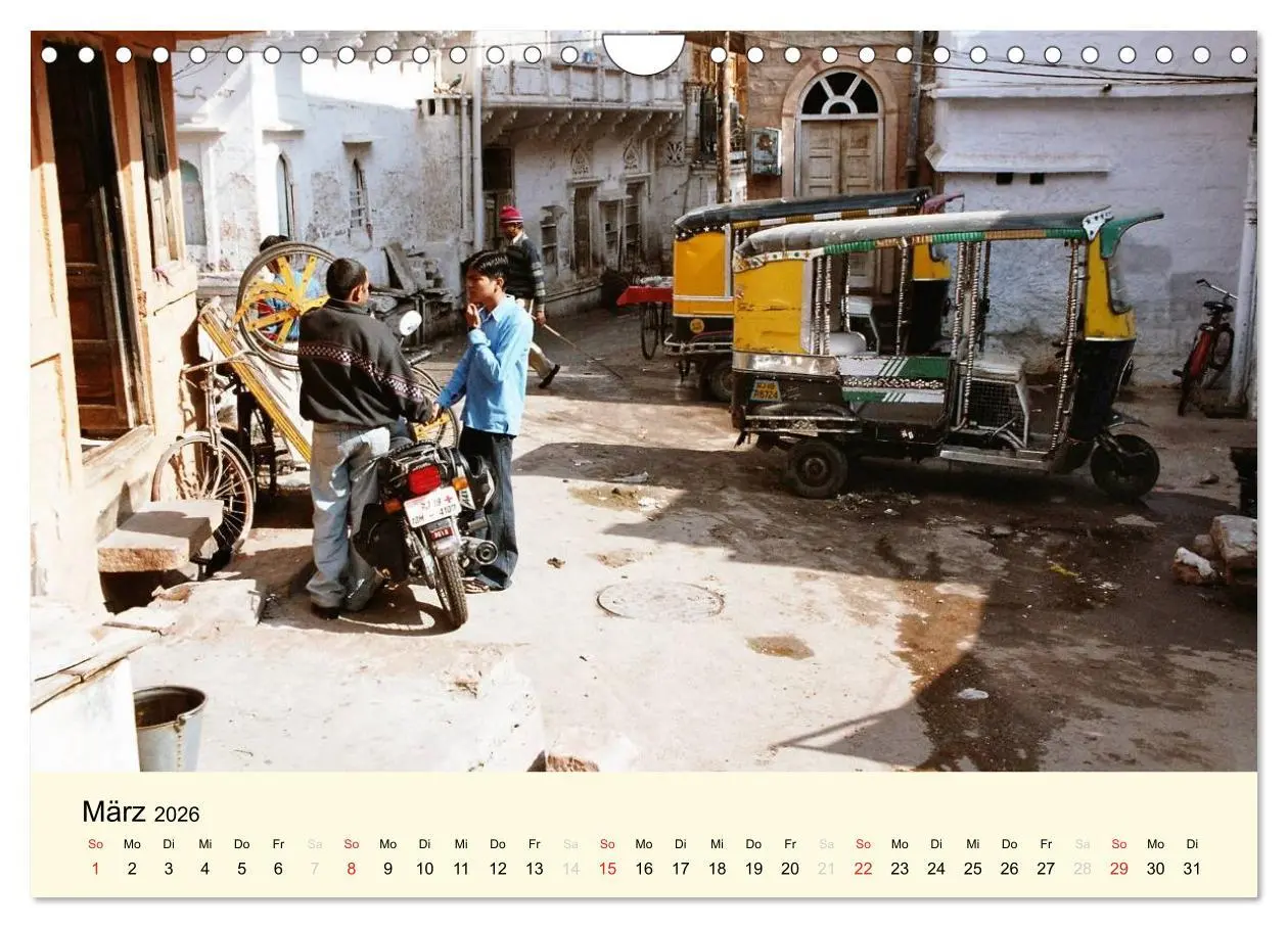 Bild: 9783516221541 | Alltagsleben in Indien (Wandkalender 2026 DIN A4 quer), CALVENDO...