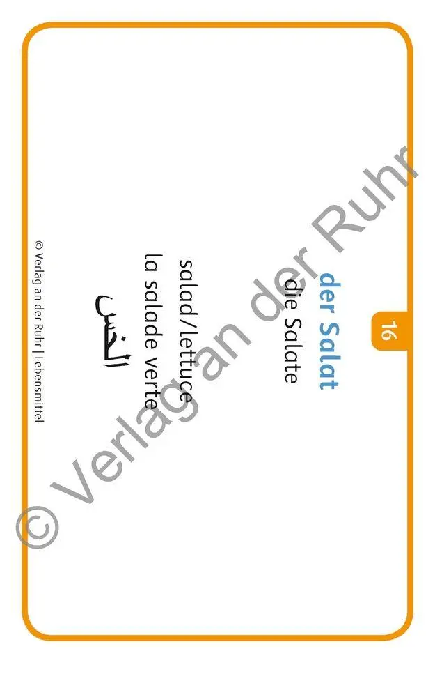 Bild: 9783834631541 | Lebensmittel | Redaktionsteam Verlag an der Ruhr | Box | 64 S. | 2016