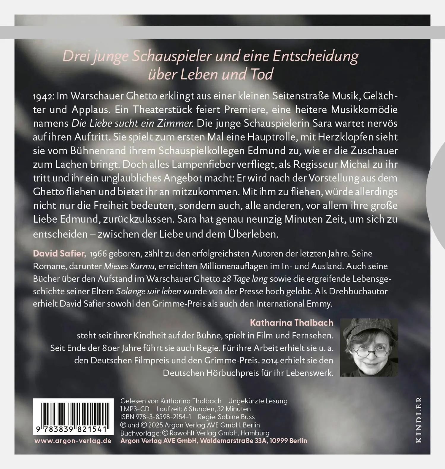 Rückseite: 9783839821541 | Die Liebe sucht ein Zimmer | David Safier | MP3 | 116 Tracks | Deutsch
