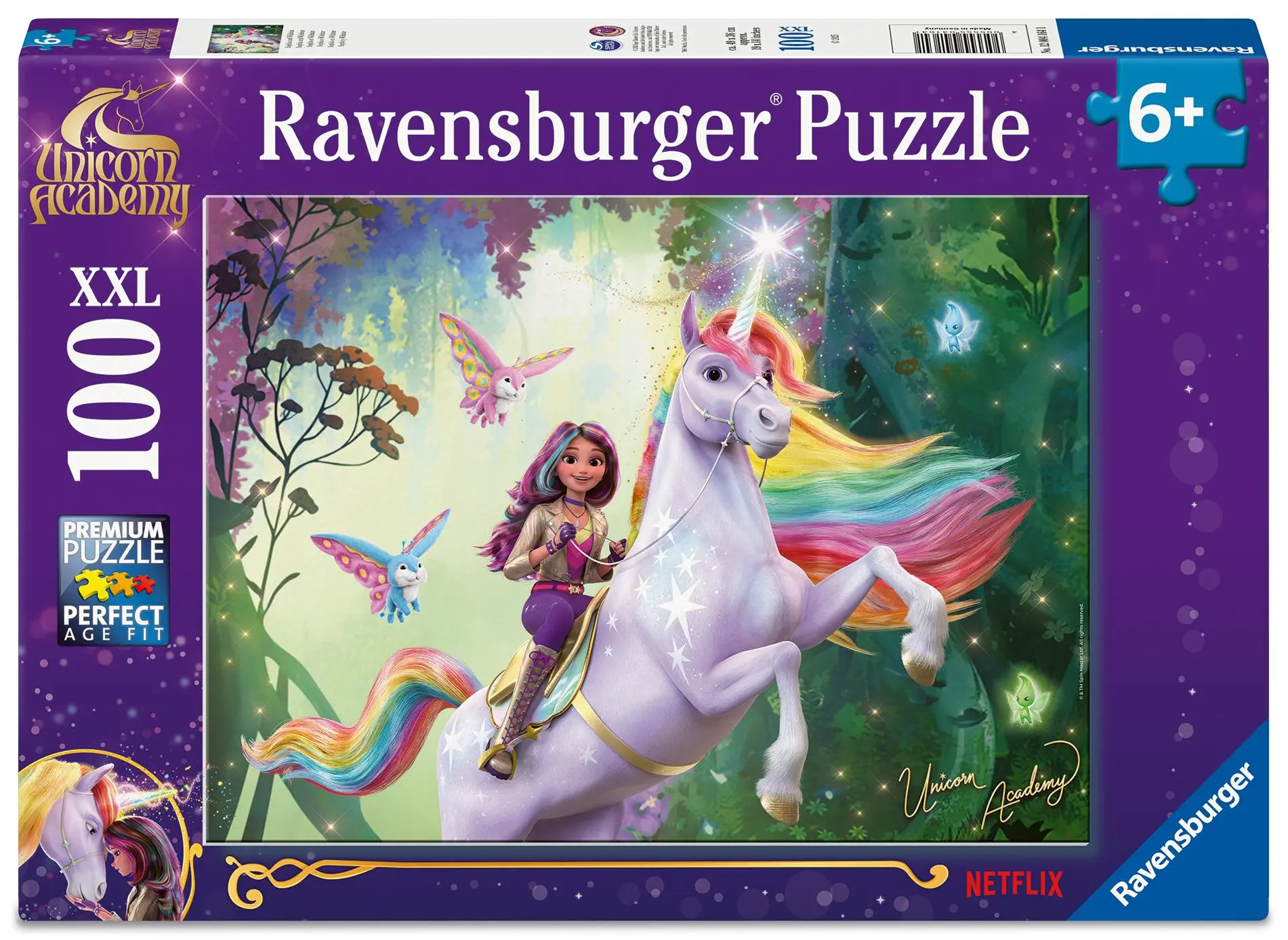 Cover: 4005555041641 | Kinderpuzzle 100 XXL Teile - Unicorn Academy - Sophia und Wildstar