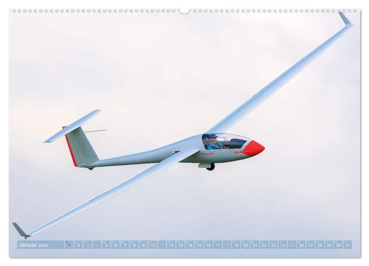 Bild: 9783457501641 | Meister in der Schwebe: Segelflugzeuge (Wandkalender 2026 DIN A2...