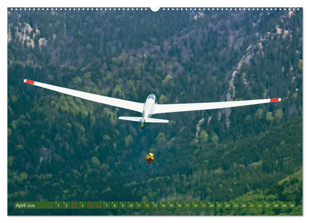 Bild: 9783457501641 | Meister in der Schwebe: Segelflugzeuge (Wandkalender 2026 DIN A2...