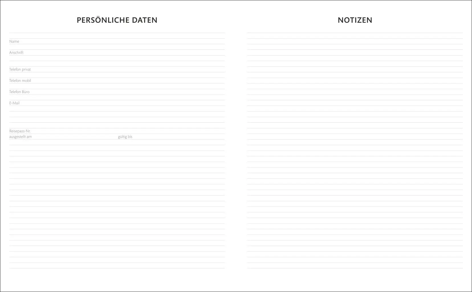 Bild: 9783756411641 | Kombitimer schwarz groß 2026 | Heye | Kalender | Bürokalender Heye