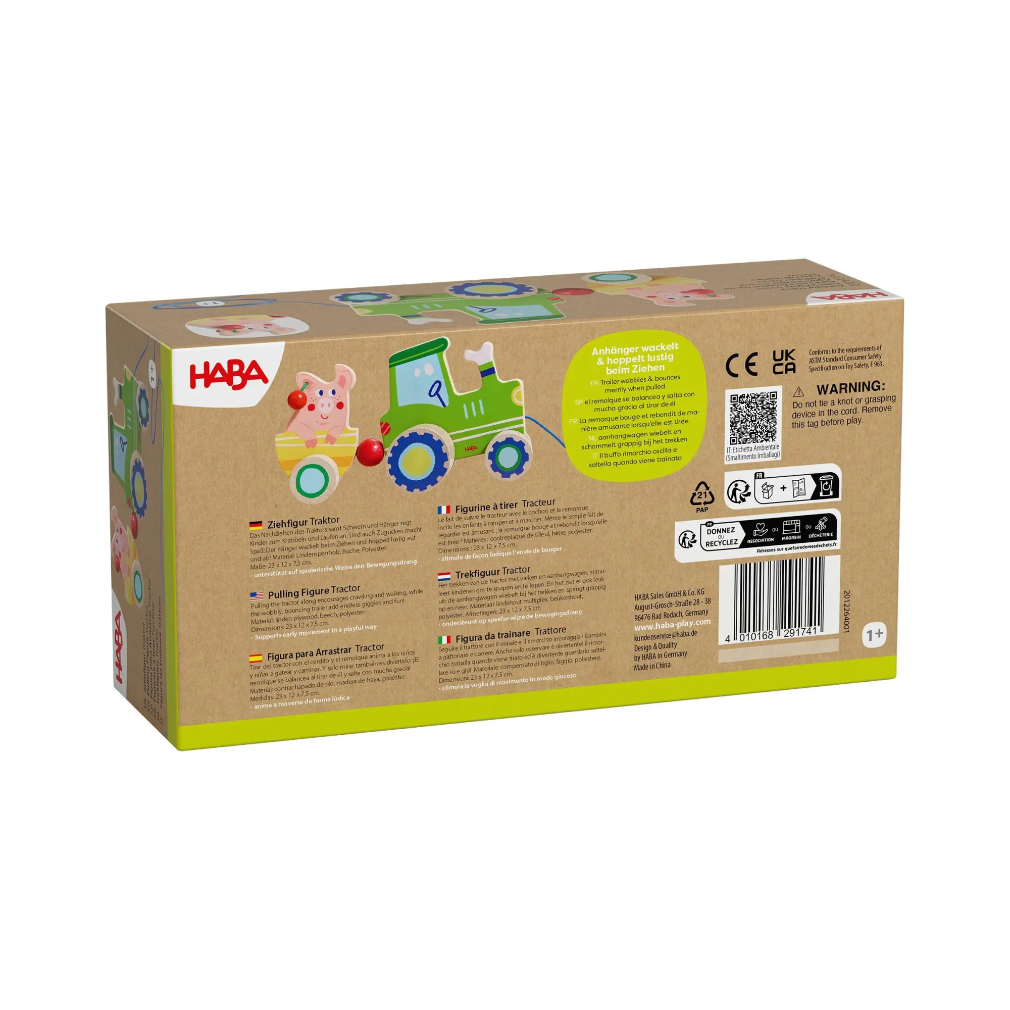 Bild: 4010168291741 | Ziehfigur Traktor | Deutsch | 2025 | HABA Sales GmbH &amp; Co.KG