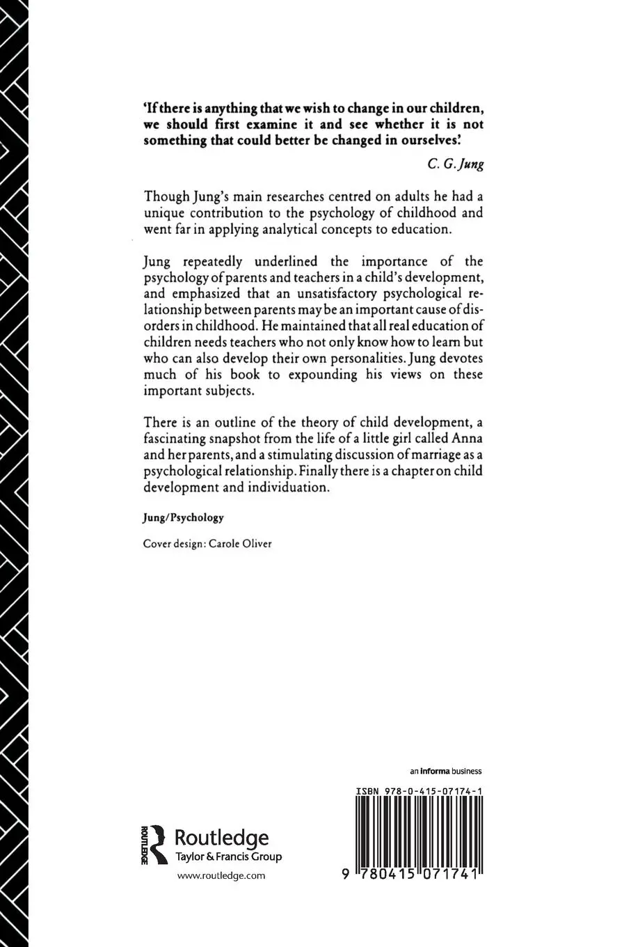 Rückseite: 9780415071741 | The Development of Personality | C. G. Jung | Taschenbuch | Englisch