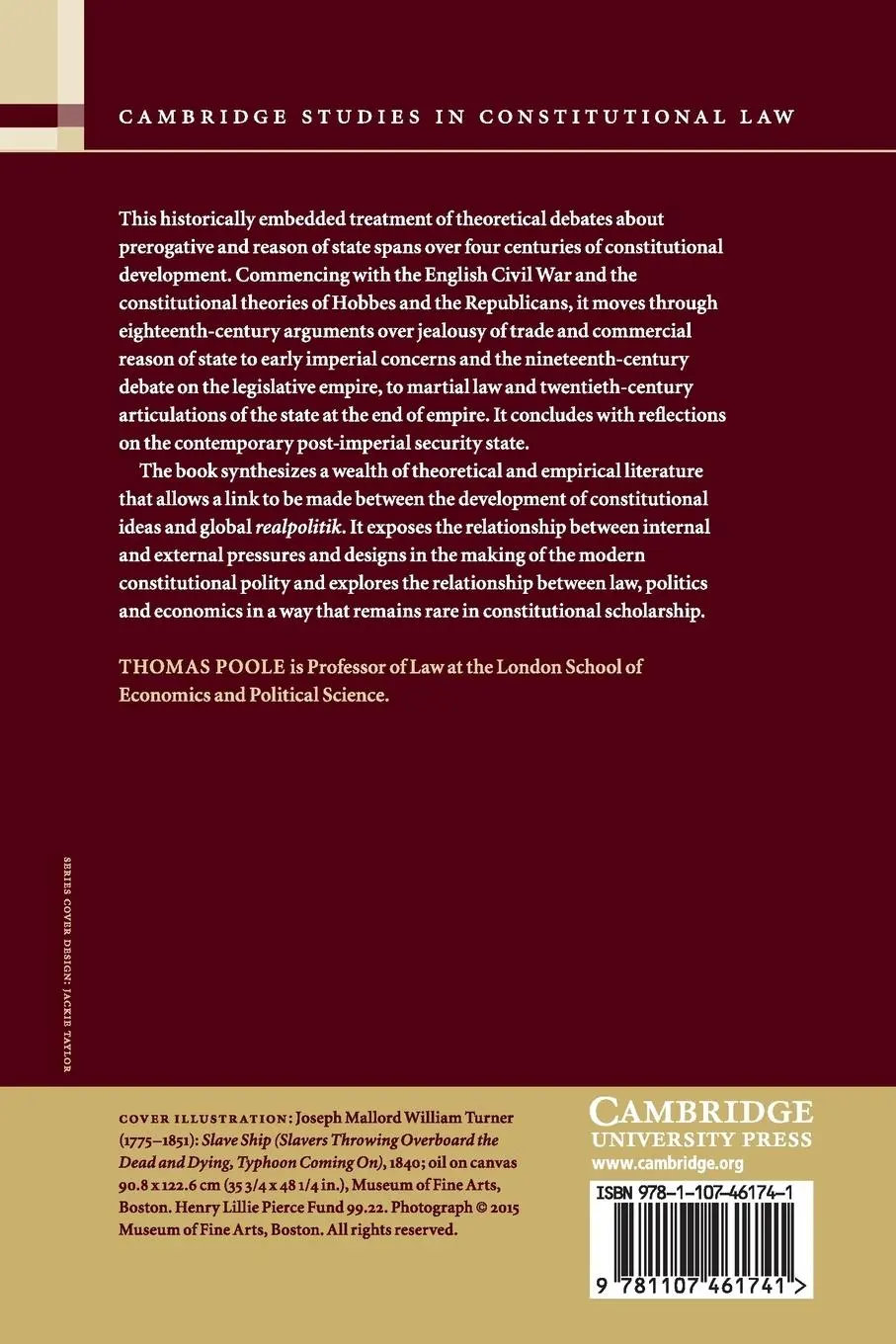 Rückseite: 9781107461741 | Reason of State | Thomas Poole | Taschenbuch | Kartoniert / Broschiert