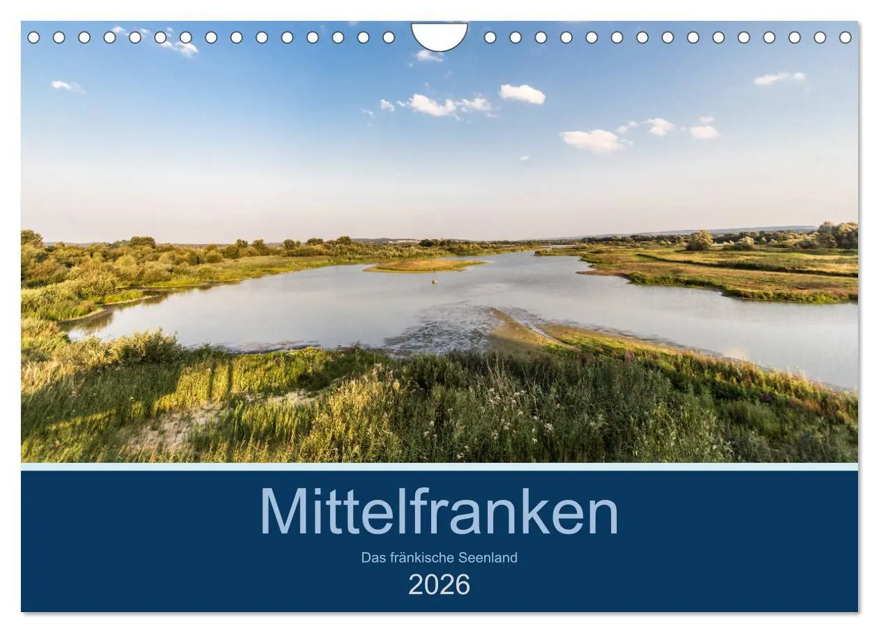 Cover: 9783516201741 | Mittelfranken - Das fränkische Seenland (Wandkalender 2026 DIN A4...