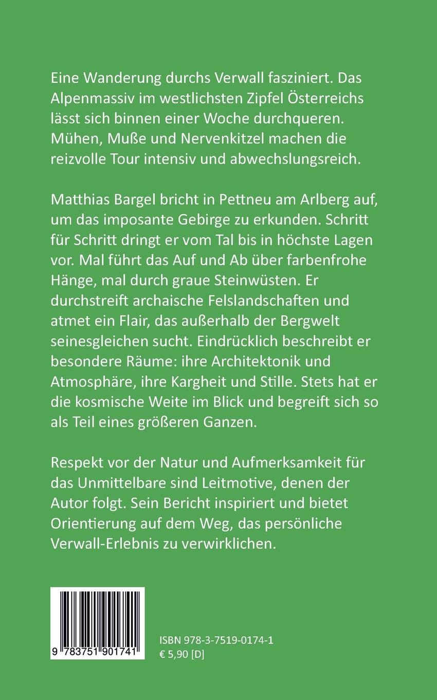 Rückseite: 9783751901741 | Verwall-Runde live! | Matthias Bargel | Taschenbuch | 88 S. | Deutsch