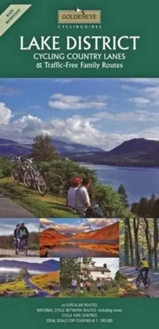 Cover: 9781859651841 | Lake District | Cycling Country Lanes | Al Churcher | (Land-)Karte