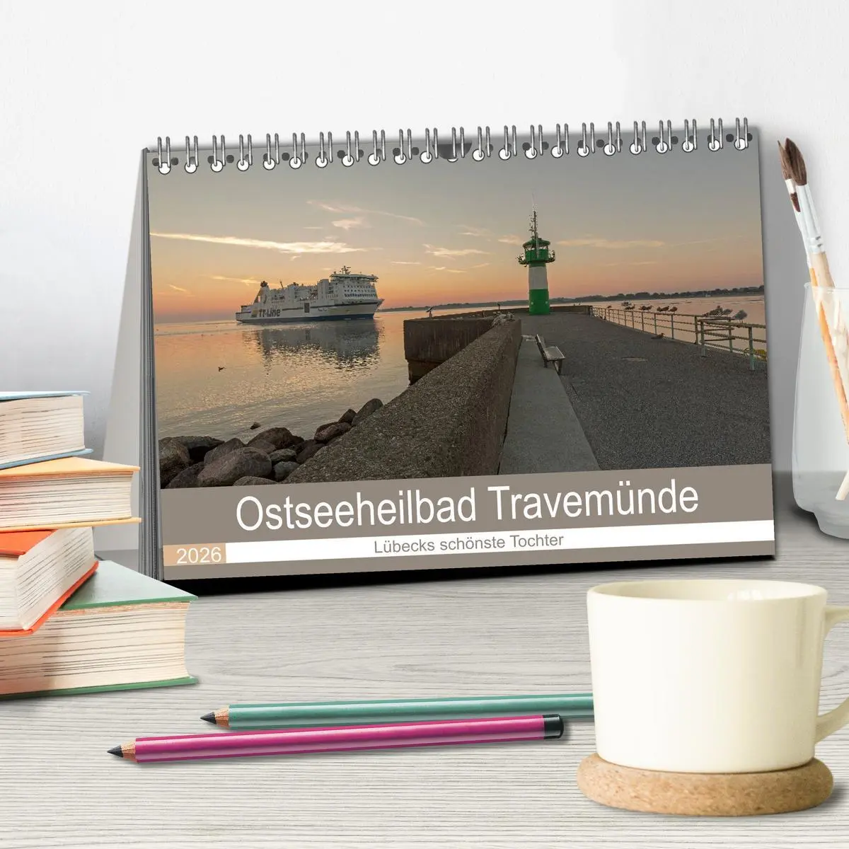 Bild: 9783457891841 | Ostseeheilbad Travemünde - Lübecks schönste Tochter (Tischkalender...